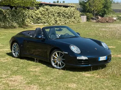 Usata Porsche 997 384 CV (282 kW) 2010 Blu Cabrio