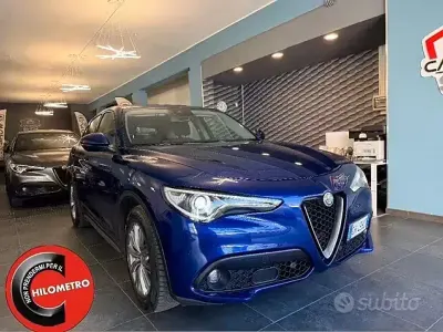 Usata Alfa Romeo Stelvio Business 190 CV (139 kW) 2021 Blu SUV