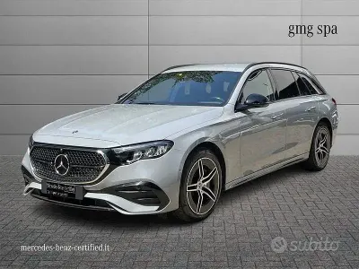Usata Mercedes E220 Advanced 197 CV (144 kW) 2024 Grigio Station wagon