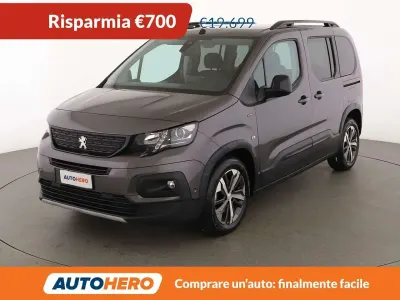 Begagnad Peugeot Rifter GT-line 131 HK (96 kW) 2019 Grå Minibuss