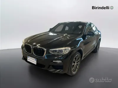 Usata BMW X4 M Sport 190 CV (139 kW) 2019 Black sapphire metallizzato SUV