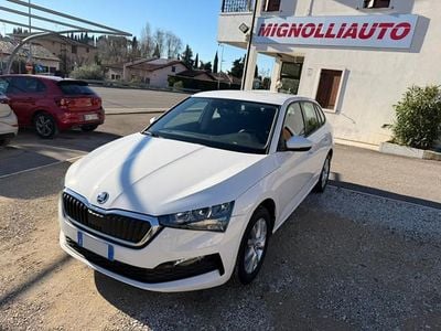 Usata Skoda Scala Ambition 110 CV (80 kW) 2022 Bianco Utilitaria