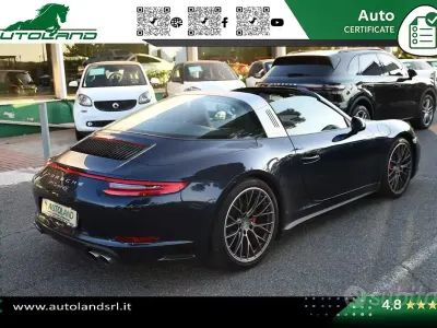 Usata Porsche 911 Targa 4S 420 CV (308 kW) 2018 Bluazzurro Cabrio