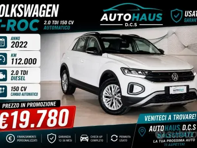 Usata VW T-Roc 150 CV (110 kW) 2022 Bianco SUV