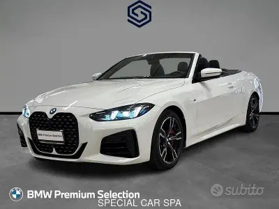 Usata BMW 420 Cabriolet M Sport 190 CV (139 kW) 2024 Bianco Cabrio