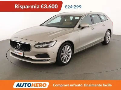 Usata Volvo V90 Momentum 235 CV (172 kW) 2016 Argento Station wagon