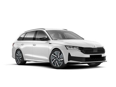 Nuova Skoda Octavia SportLine 150 CV (110 kW) 2026 Bianco luna metallizzato Station wagon