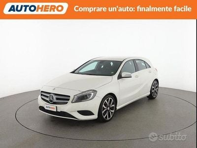 Usata Mercedes A180 109 CV (80 kW) 2015 Bianco Berlina