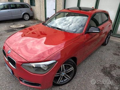 Usata BMW 120 Sport Line 183 CV (134 kW) 2013 Rosso Utilitaria