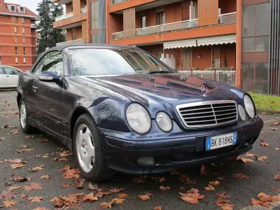 Usata Mercedes CLK200 Elegance 192 CV (141 kW) 2000 Blu/azzurro Cabrio