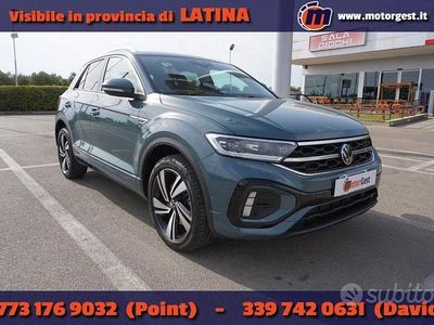 Usata VW T-Roc R-line 150 CV (110 kW) 2023 Blu SUV