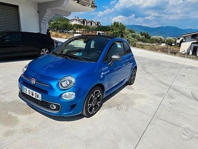 Usata Fiat 500C S 70 CV (51 kW) 2016 Blu Cabrio