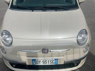 Usata Fiat 500 75 CV (55 kW) 2009 Bianco Cabrio