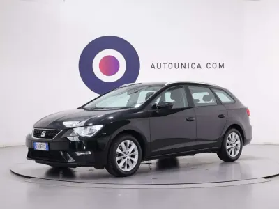 Usata Seat Leon Style 116 CV (85 kW) 2017 Nero Berlina