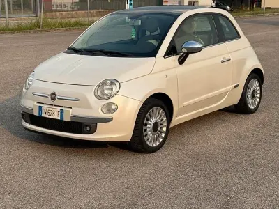 Usata Fiat 500 69 CV (50 kW) 2009 Bianco Cabrio