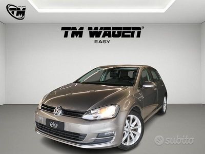 Usata VW Golf VII Highline 105 CV (77 kW) 2014 Beige Berlina