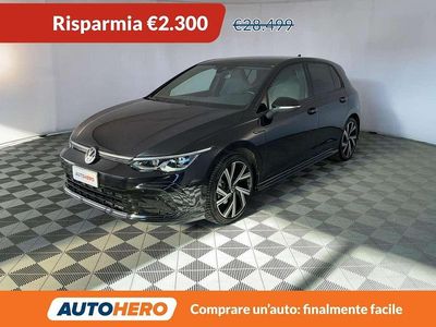 Usata VW Golf VIII R-line 150 CV (110 kW) 2022 Nero Berlina