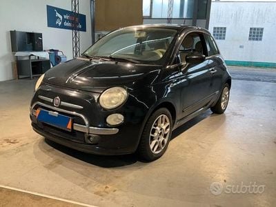 Usata Fiat 500 Lounge 69 CV (50 kW) 2009 Nero Cabrio