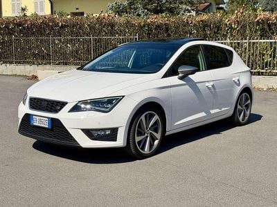 Usata Seat Leon FR 122 CV (89 kW) 2013 Bianco Berlina