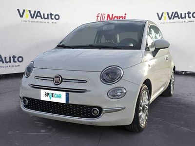 Usata Fiat 500 Lounge 69 CV (50 kW) 2016 Bianco Utilitaria