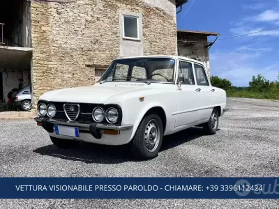 Usata Alfa Romeo Giulia Super 55 CV (40 kW) 1970 Bianco Berlina