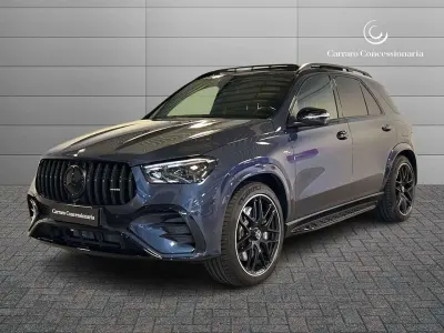 Usata Mercedes GLE53 AMG AMG Line Premium 449 CV (330 kW) 2024 Blu metallizzato SUV