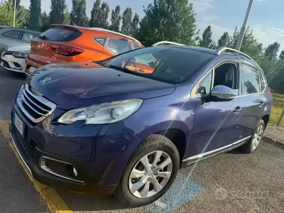 Usata Peugeot 2008 Allure 82 CV (60 kW) 2014 Blu SUV