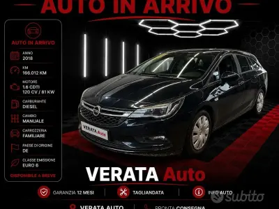 Käytetty Opel Astra 110 HP (80 kW) 2018 Sininen Farmari