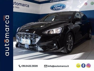 Usata Ford Focus ST-Line 125 CV (91 kW) 2020 Nero Berlina