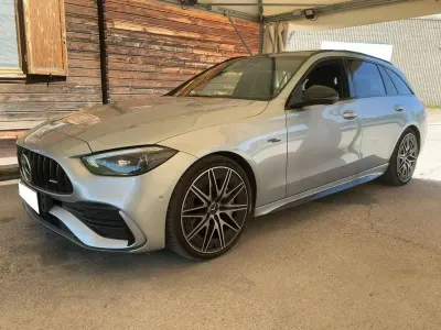 Usata Mercedes C43 AMG Premium Plus 408 CV (300 kW) 2023 Argento metallizzato Station wagon