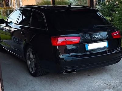 Usata Audi A6 S-Line 177 CV (130 kW) 2013 Nero Station wagon