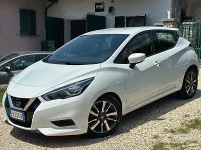 Usata Nissan Micra Acenta 90 CV (66 kW) 2017 Bianco Utilitaria