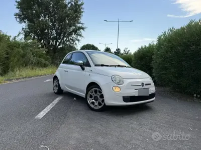 Usata Fiat 500 Sport 69 CV (50 kW) 2008 Bianco Berlina