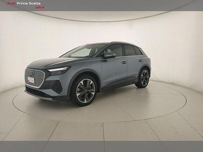 Usata Audi Q4 e-tron Advanced 150 kW (204 CV) 2022 Blu geyser metallizzato SUV