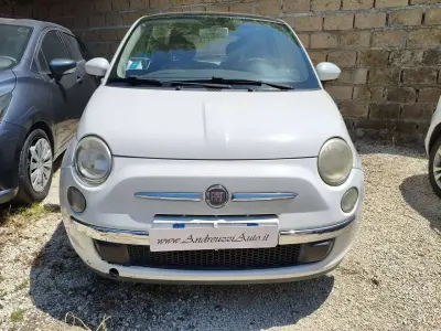 Usata Fiat 500 Lounge 69 CV (50 kW) 2010 Bianco Utilitaria