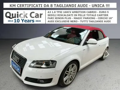 Usata Audi A3 Cabriolet Ambition 160 CV (117 kW) 2010 Bianco Cabrio