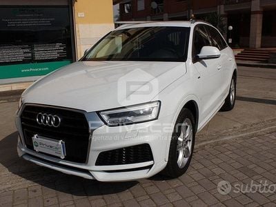 Usata Audi Q3 S-Line 150 CV (110 kW) 2017 Bianco SUV