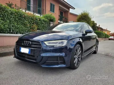 Usata Audi A3 150 CV (110 kW) 2018 Blu Berlina