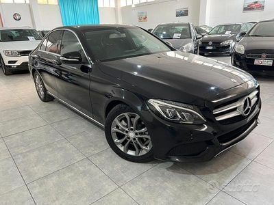 Usata Mercedes C200 Exclusive 136 CV (100 kW) 2015 Nero Berlina