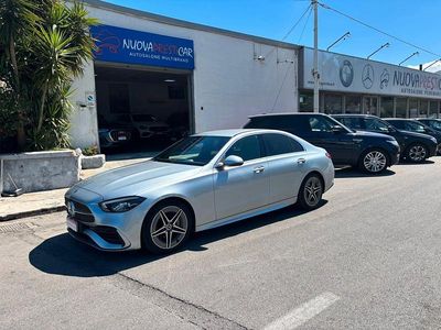 Usata Mercedes C220 Premium 199 CV (146 kW) 2021 Argento Berlina