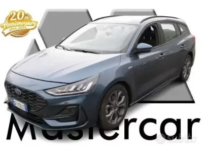 Brugt Ford Focus ST-Line 125 HK (91 kW) 2023 Blå Stationcar