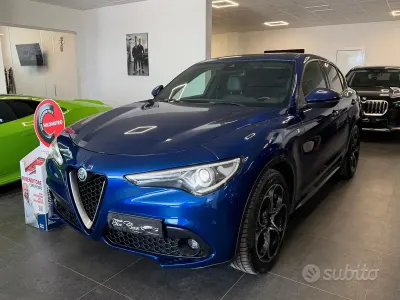 Usata Alfa Romeo Stelvio Ti 209 CV (153 kW) 2022 Bluazzurro SUV