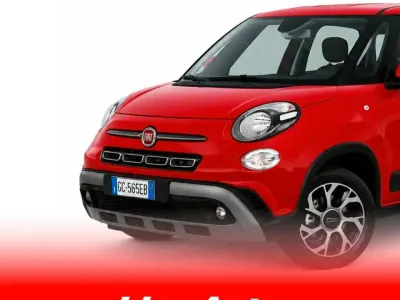 Usata Fiat 500L Cross 95 CV (69 kW) 2021 Rosso Monovolume