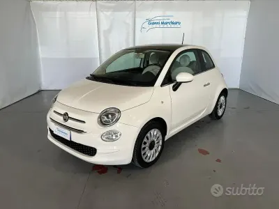 Usata Fiat 500 Lounge 69 CV (50 kW) 2018 Bianco Utilitaria