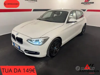 Usata BMW 116 Sport Line 116 CV (85 kW) 2013 Bianco Utilitaria