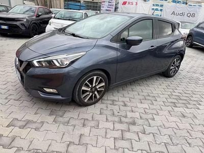 Usata Nissan Micra Acenta 89 CV (65 kW) 2017 Grigio Utilitaria