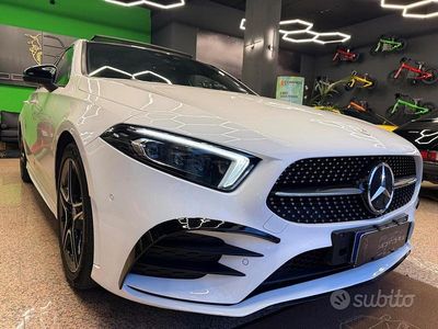 Usata Mercedes A180 Premium 116 CV (85 kW) 2019 Bianco Berlina