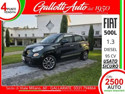 Usata Fiat 500L Lounge 95 CV (69 kW) 2015 Verde Monovolume
