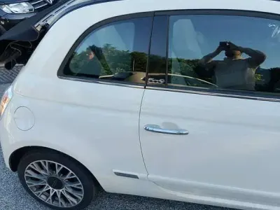 Usata Fiat 500C 69 CV (50 kW) 2010 Bianco Cabrio
