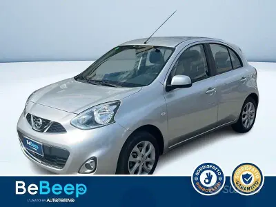Usata Nissan Micra Acenta 80 CV (58 kW) 2014 Grigio Utilitaria